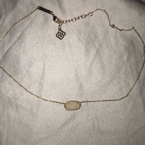 KENDRA SCOTT Iridescent Drusy Necklace